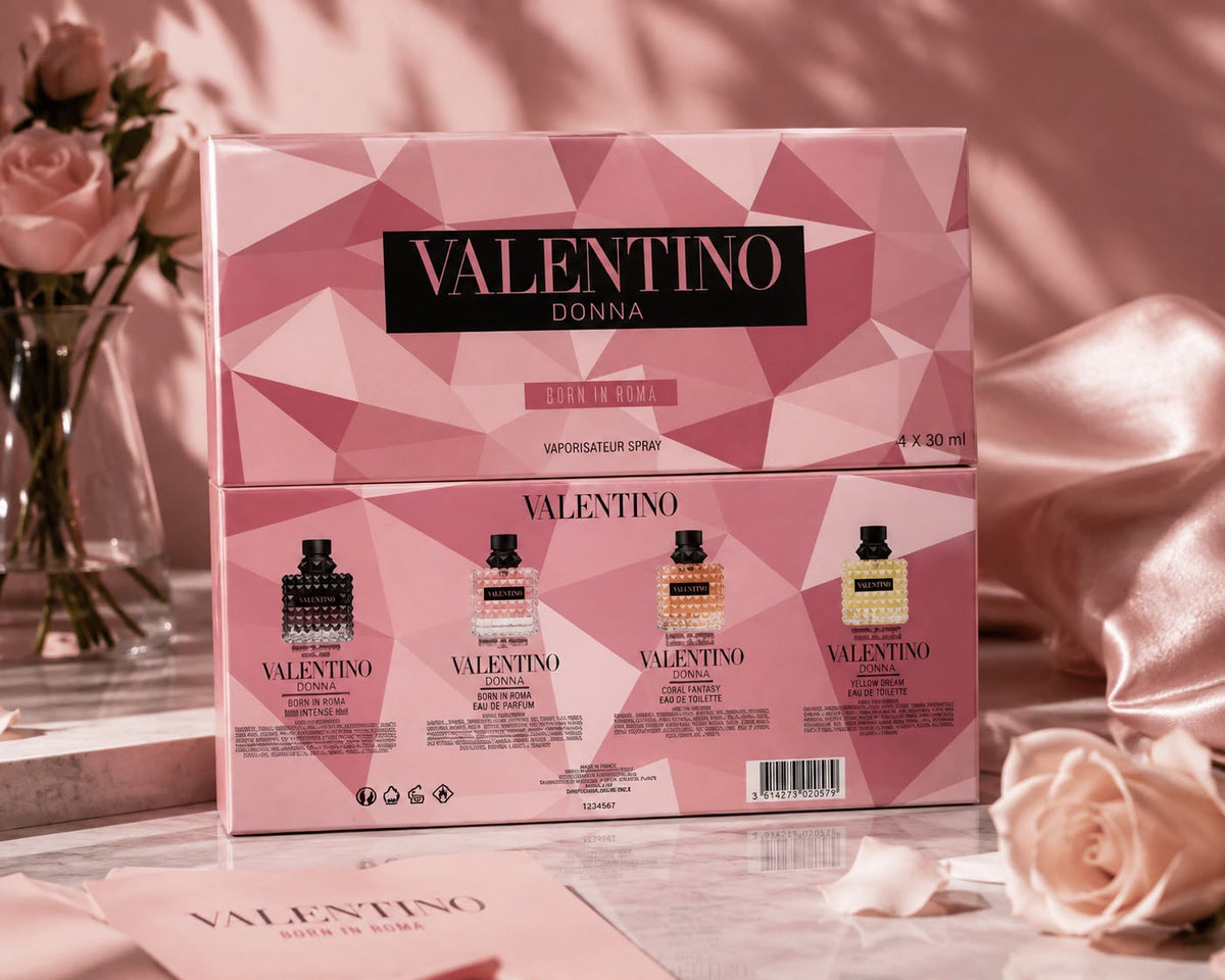 Valentino Donna Born In Roma/Intense/Yellow Dream/Coral Fantasy Set